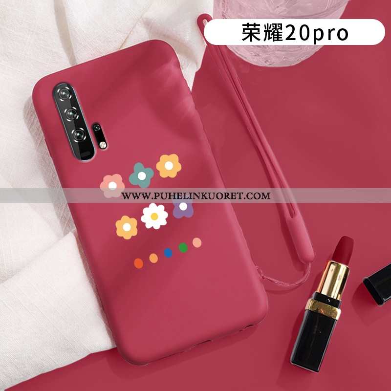 Kuoret, Kotelo Honor 20 Pro Tila Pesty Suede Violetti Rakastunut Net Red