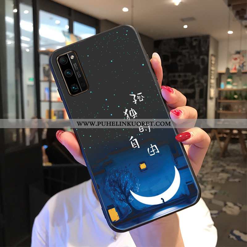 Kotelo, Kuori Honor 30 Pro Valo Silikoni Maalaus Suojaus Pesty Suede Beige