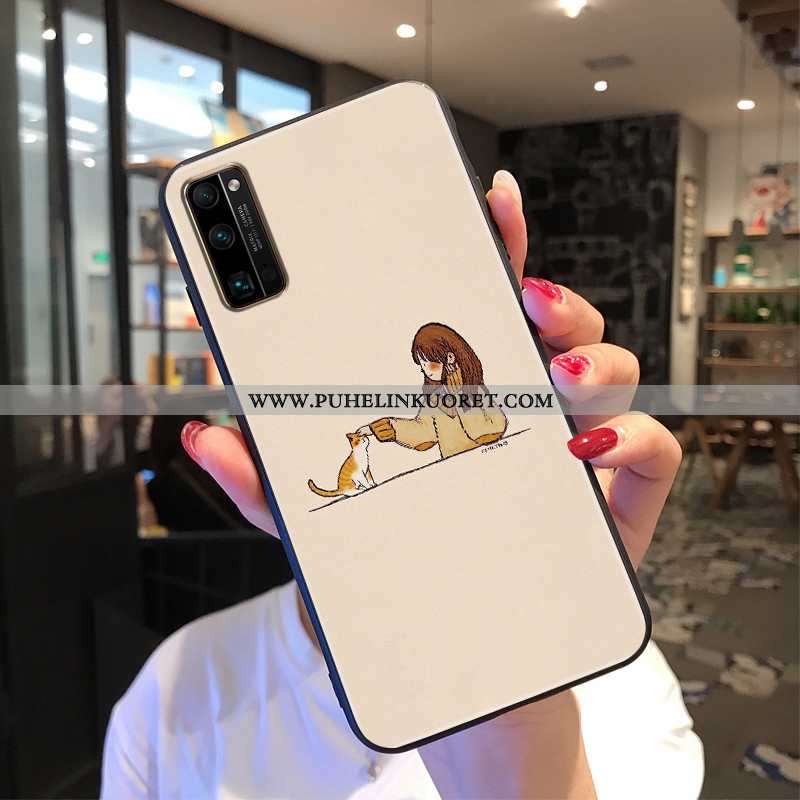 Kotelo, Kuori Honor 30 Pro Valo Silikoni Maalaus Suojaus Pesty Suede Beige