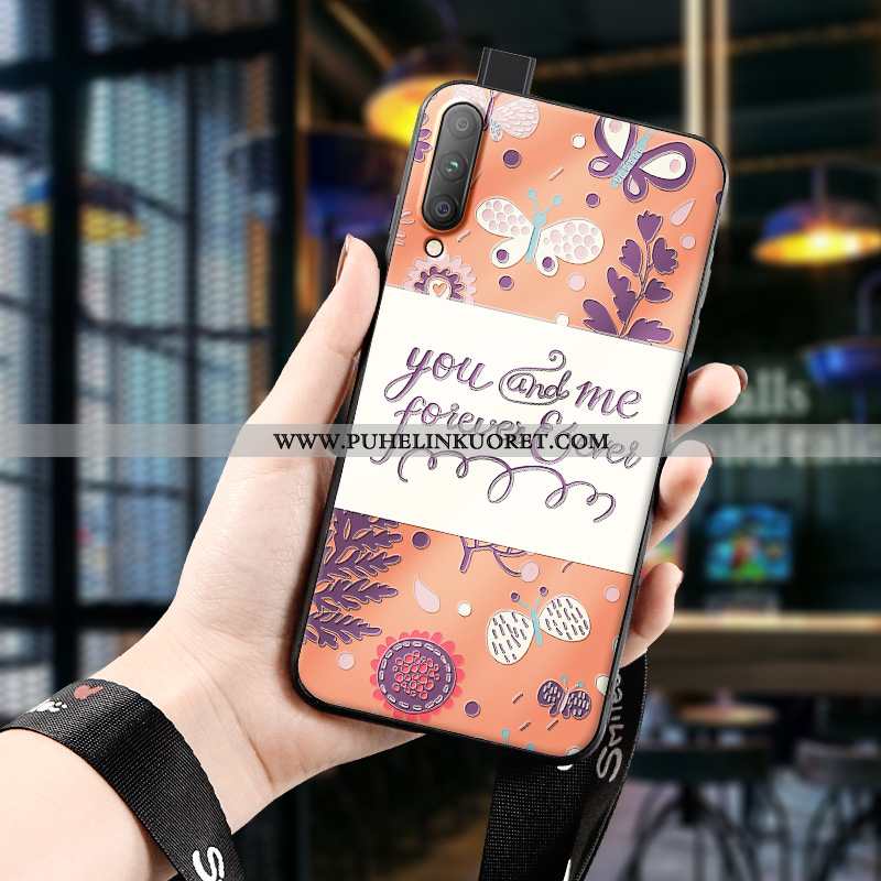 Kotelo, Kuori Honor 9x Pro Suojaus Pesty Suede Taide Nuoret Pehmeä Neste Oranssi