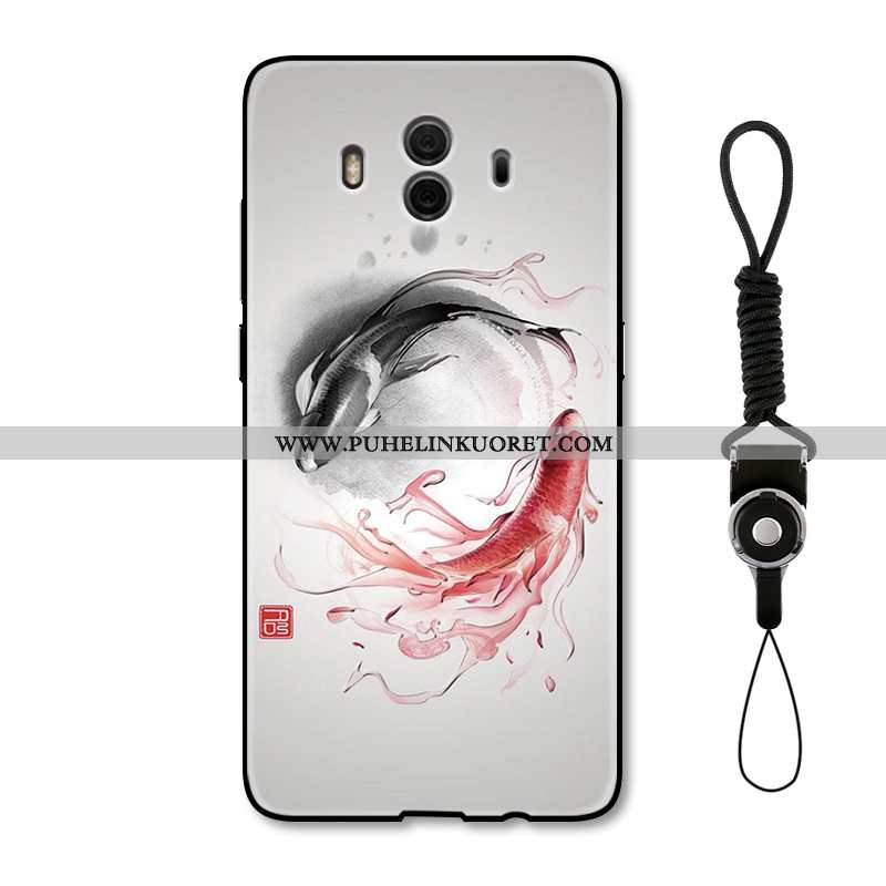 Kuori, Kuoret Huawei Mate 10 Kohokuviointi Suojaus Murtumaton Puhelimen Kotelo Beige