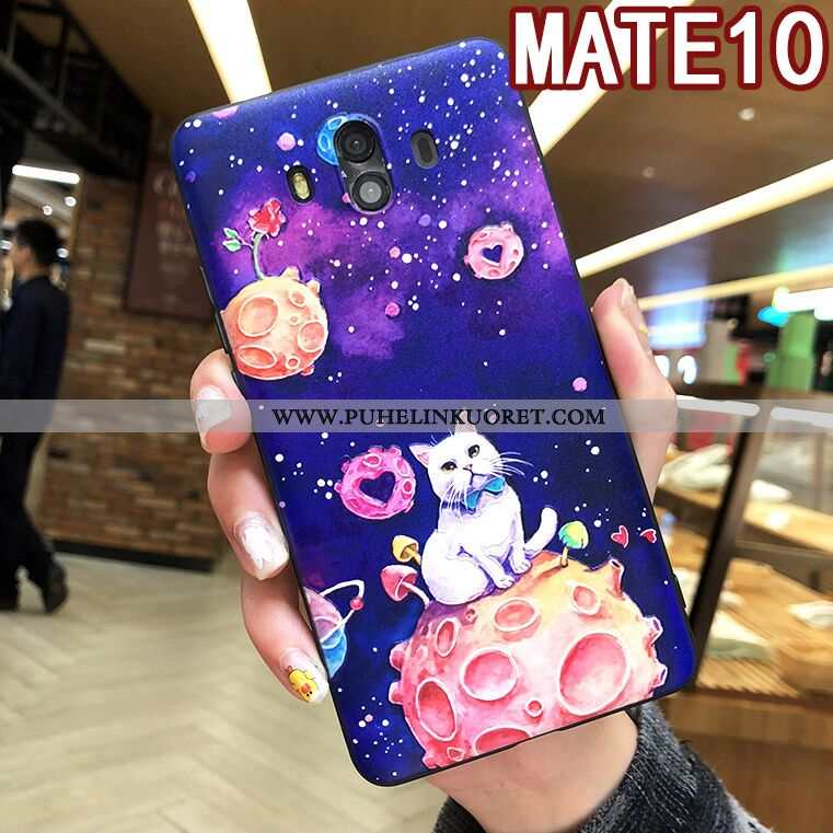 Kuoret, Kotelo Huawei Mate 10 Silikoni Suojaus Kuori Puhelimen Violetti