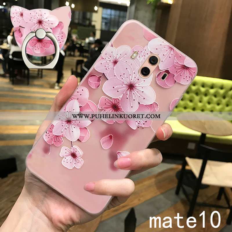 Kuori, Kuoret Huawei Mate 10 Suuntaus Ultra Net Red Silikoni Valo Pinkki