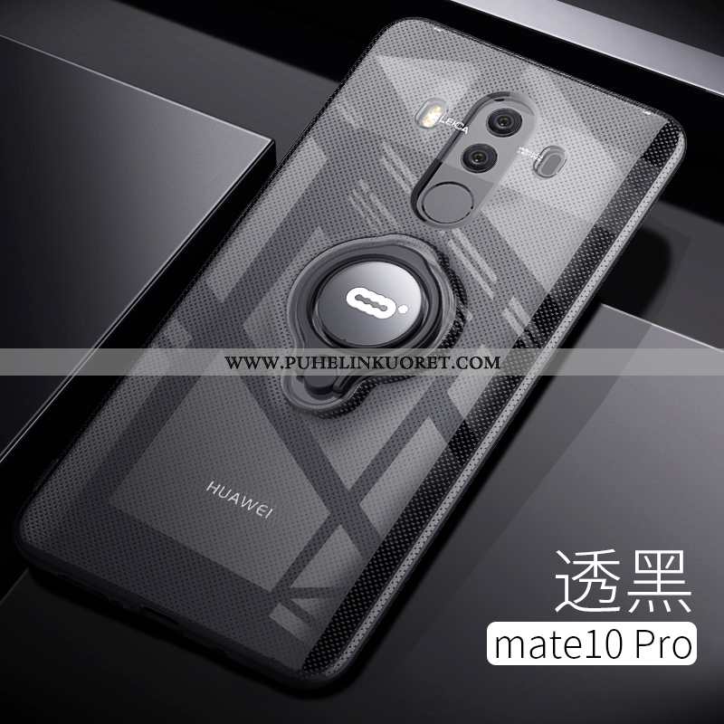 Kuoret, Kotelo Huawei Mate 10 Pro Suojaus Läpinäkyvä Silikoni Kuori Magneettinen Pinkki