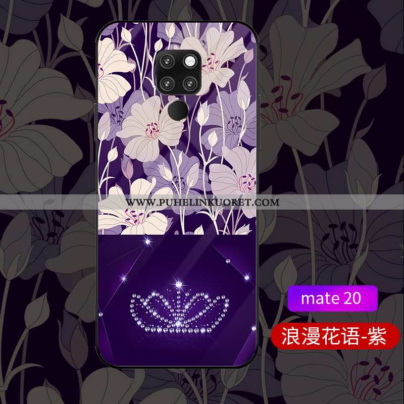 Kotelo, Kuori Huawei Mate 20 Valo Suojaus Julkkis Persoonallisuus Murtumaton Violetti