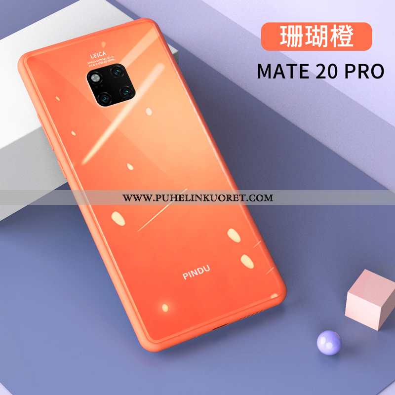 Kuori, Kuoret Huawei Mate 20 Pro Persoonallisuus Luova Lasi Lohikäärme Murtumaton Sininen