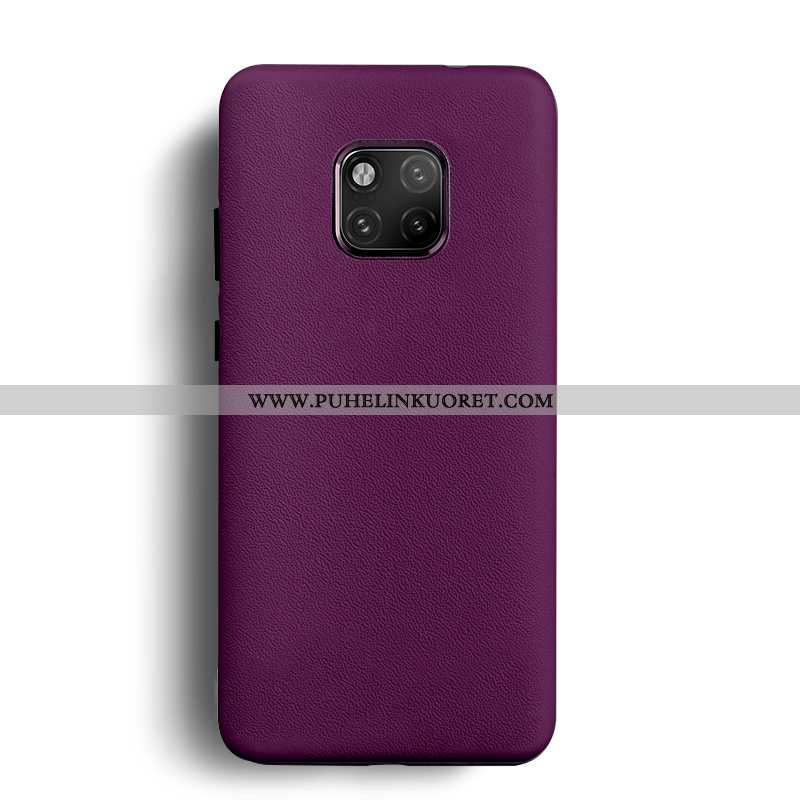 Kuoret, Kotelo Huawei Mate 20 Rs Nahka Suuntaus Puhelimen Lehmä Kuori Violetti