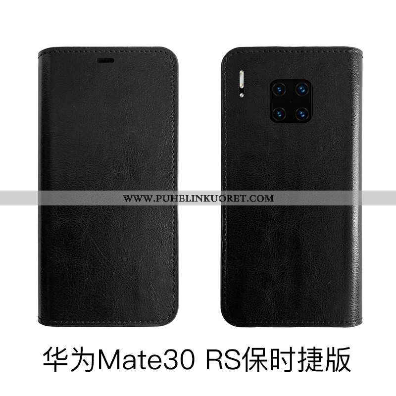 Kotelo, Kuori Huawei Mate 30 Rs Aito Nahka Nahka Suojaus Punainen