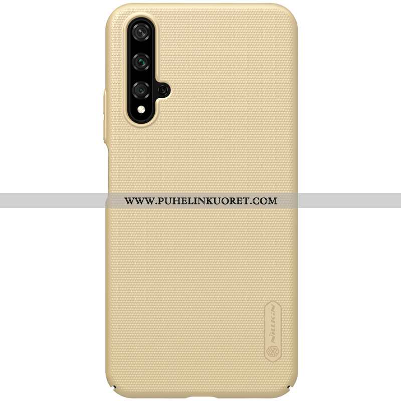 Kotelo, Kuori Huawei Nova 5t Pesty Suede Valo Kulta Valo All Inclusive Kultainen