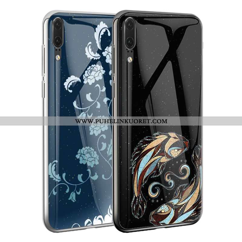 Kuori, Kuoret Huawei P20 Persoonallisuus Luova All Inclusive Murtumaton Kotelo Mustat