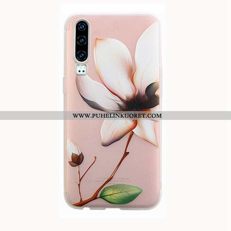 Kotelo, Kuori Huawei P30 Ultra Pehmeä Neste Valo Uusi Suojaus Pinkki