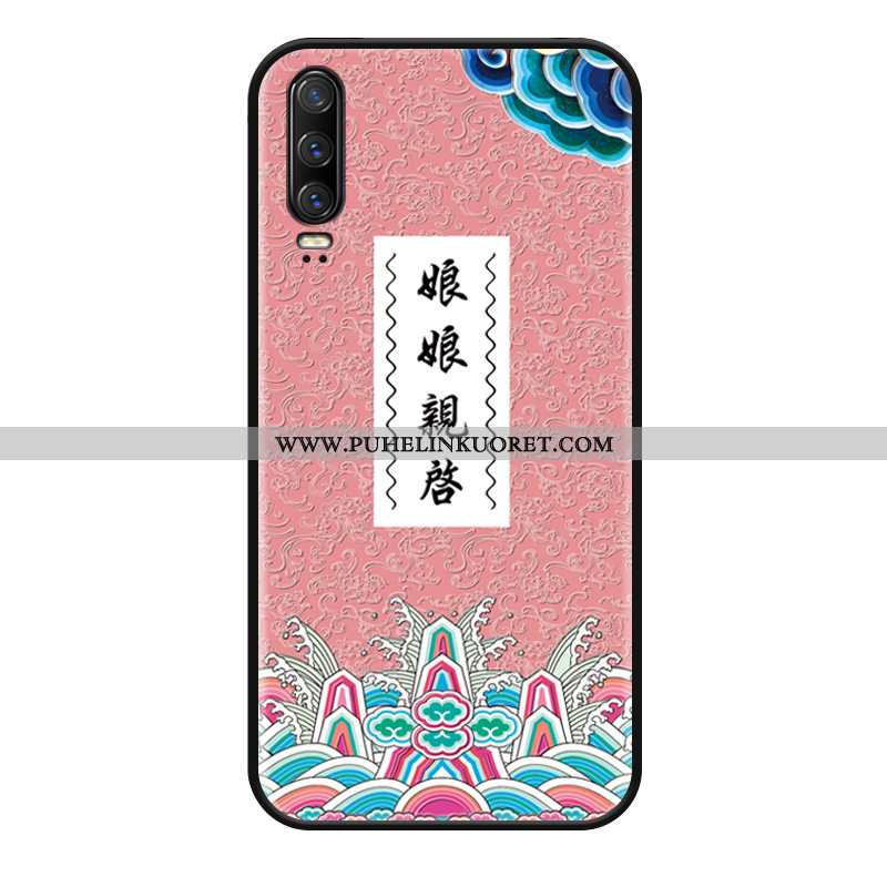 Kuori, Kuoret Huawei P30 Pesty Suede Ripustettavat Koristeet Suojaus Murtumaton Puhelimen Keltaiset