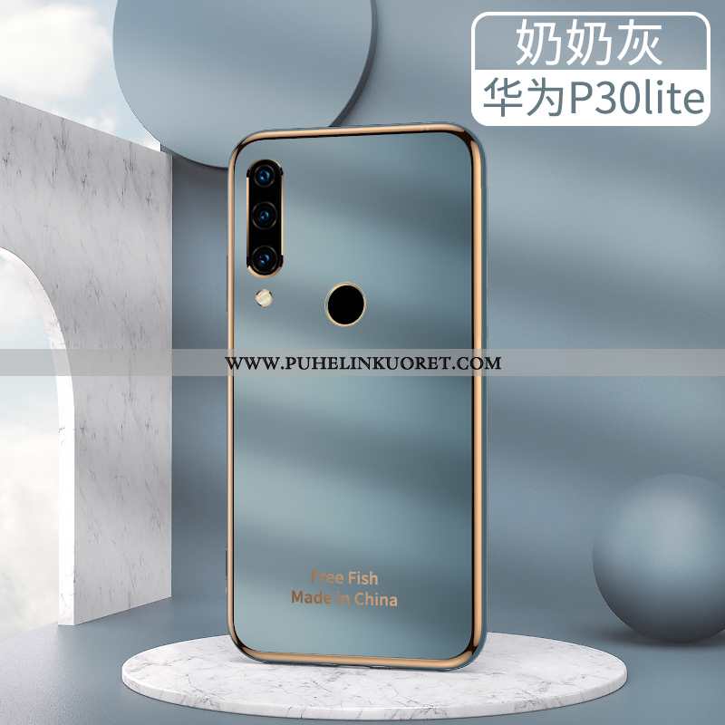 Kuori, Kuoret Huawei P30 Lite Persoonallisuus Luova Ylellisyys Pinnoitus Kotelo Harmaa