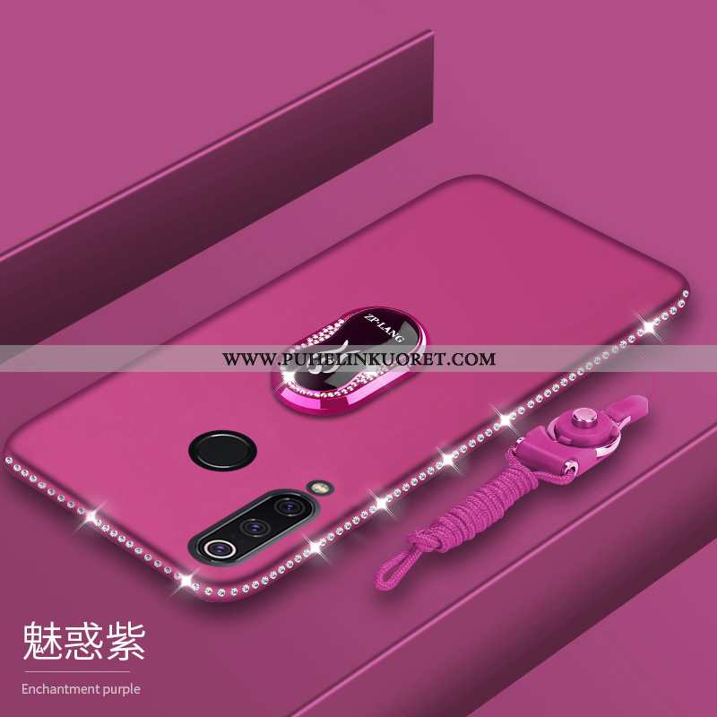 Kuori, Kuoret Huawei P30 Lite Xl Suojaus Strassi Tuki Pehmeä Neste Silikoni Violetti