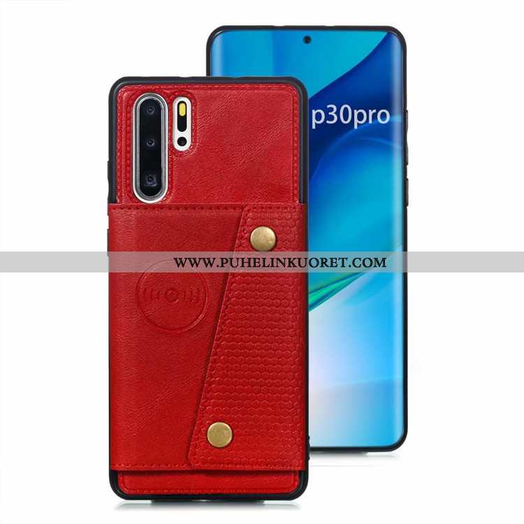 Kuori, Kuoret Huawei P30 Pro Nahkakuori Suojaus Kuori Murtumaton Kortti Harmaa