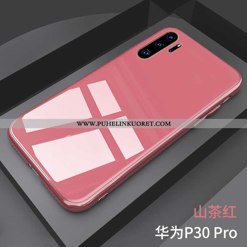 Kuoret, Kotelo Huawei P30 Pro Lasi Suuntaus Net Red Ultra Valo Pinkki