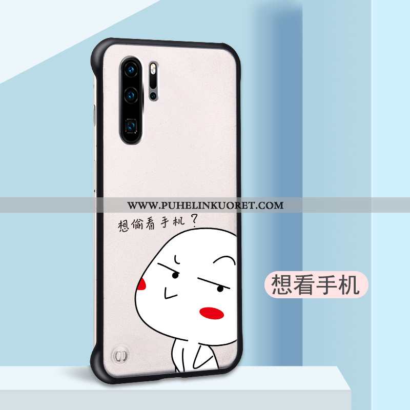 Kotelo, Kuori Huawei P30 Pro Sarjakuva Suuntaus Pesty Suede Valo Beige