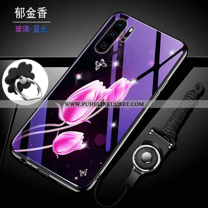 Kuoret, Kotelo Huawei P30 Pro Lasi Suuntaus All Inclusive Sininen Kuori Violetti