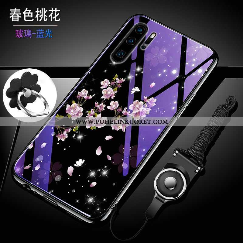 Kuoret, Kotelo Huawei P30 Pro Lasi Suuntaus All Inclusive Sininen Kuori Violetti