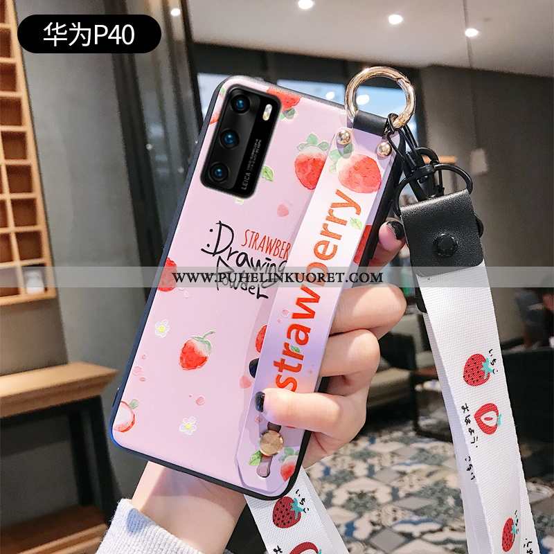 Kotelo, Kuori Huawei P40 Suuntaus Ultra Jauhe Net Red Murtumaton Pinkki