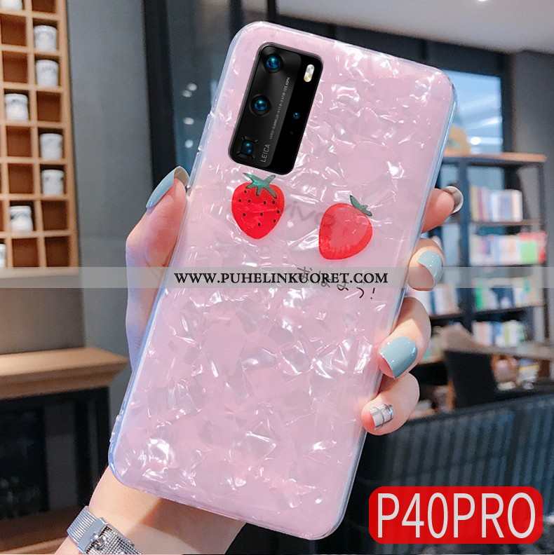 Kuori, Kuoret Huawei P40 Ultra Valo Murtumaton Suojaus Kotelo Pinkki