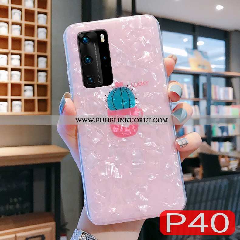 Kuori, Kuoret Huawei P40 Ultra Valo Murtumaton Suojaus Kotelo Pinkki