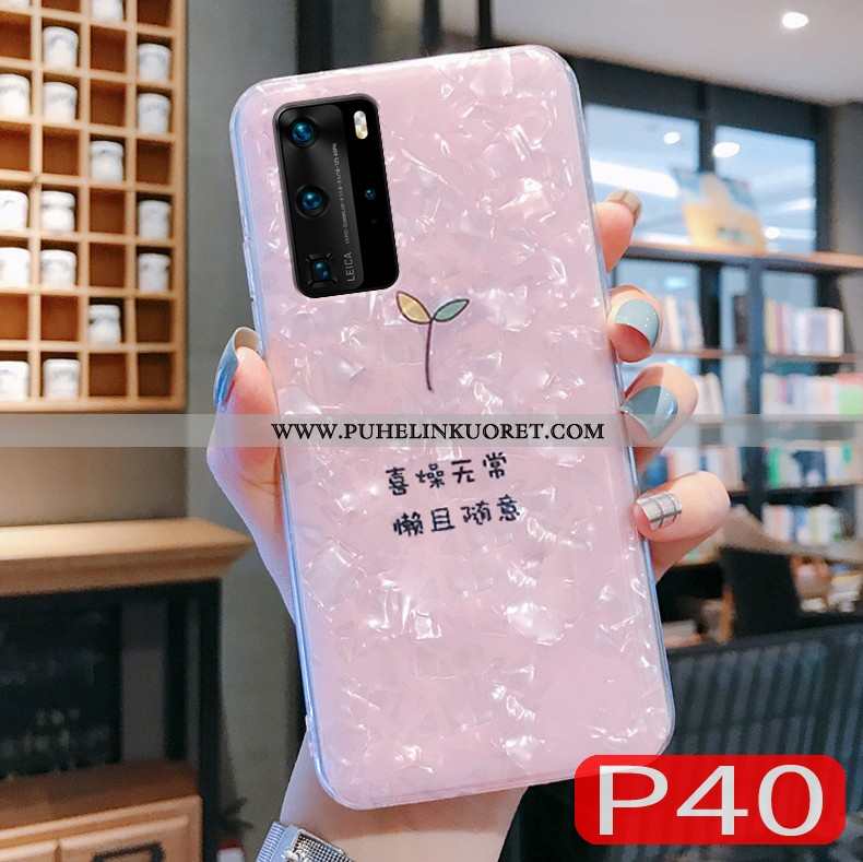 Kuori, Kuoret Huawei P40 Ultra Valo Murtumaton Suojaus Kotelo Pinkki