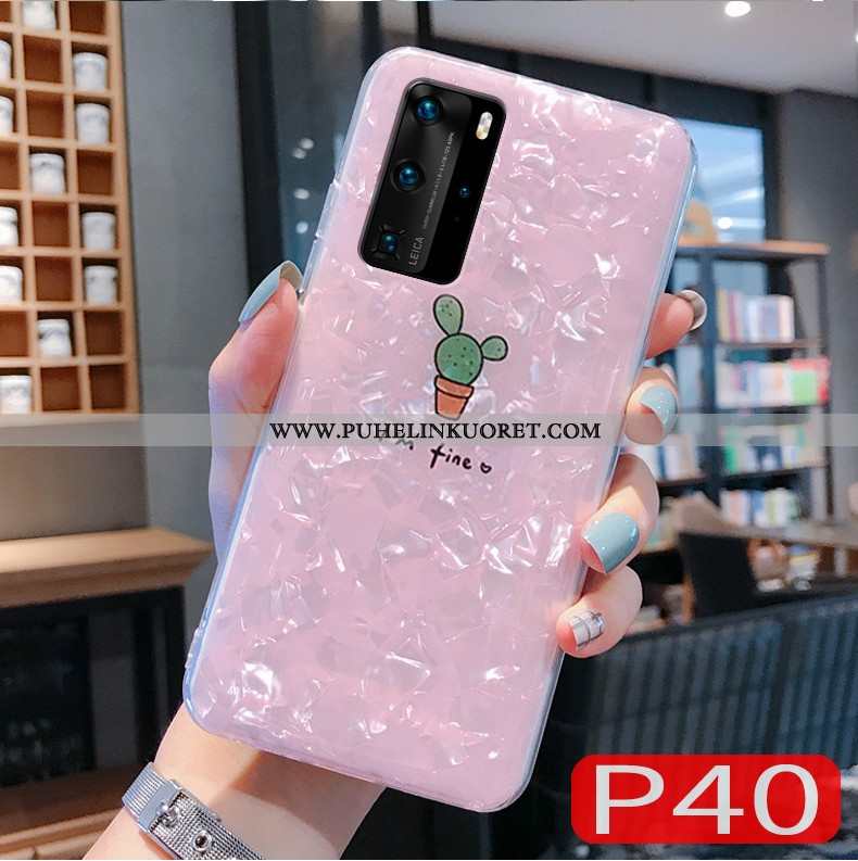 Kuori, Kuoret Huawei P40 Ultra Valo Murtumaton Suojaus Kotelo Pinkki