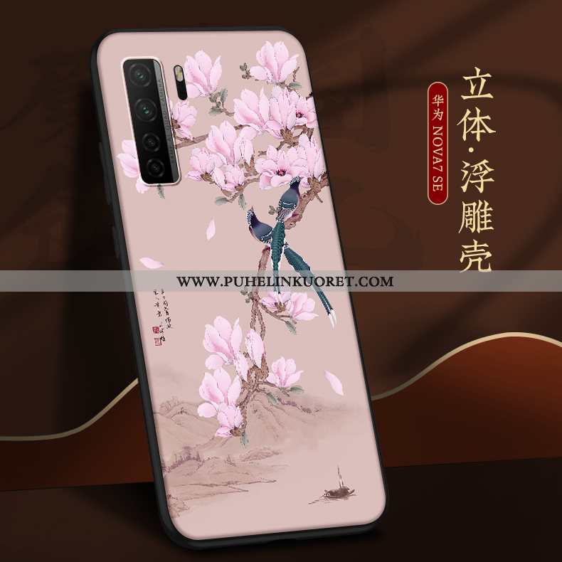 Kuori, Kuoret Huawei P40 Lite 5g Suojaus Pesty Suede Ultra Kuori Uusi Beige