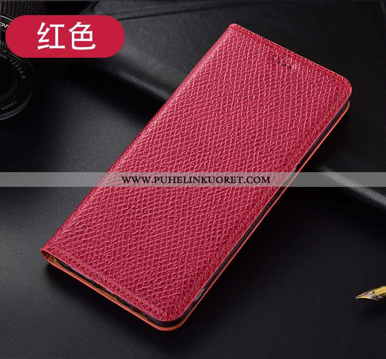 Kuori, Kuoret Huawei P40 Lite 5g Suojaus Nahkakuori Puhelimen Kuori Murtumaton Punainen