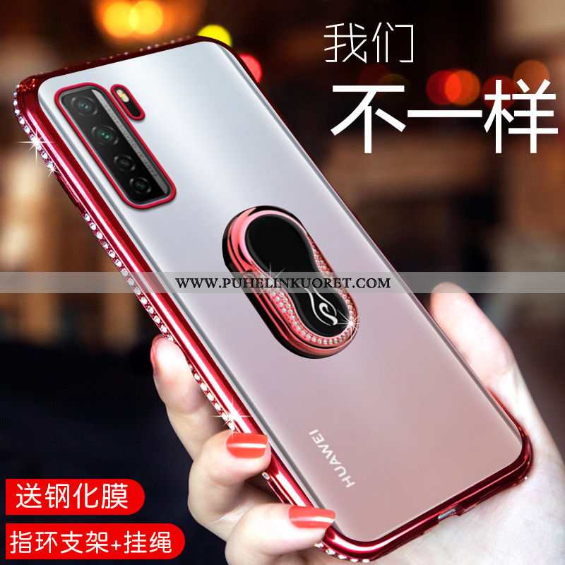 Kotelo, Kuori Huawei P40 Lite 5g Rhinestone Inlay Suuntaus Tuki Jauhe Pinkki