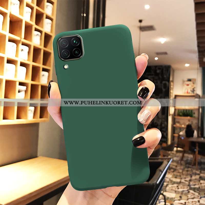 Kuoret, Kotelo Huawei P40 Lite Suojaus Pesty Suede Puhelimen Musta Mustat