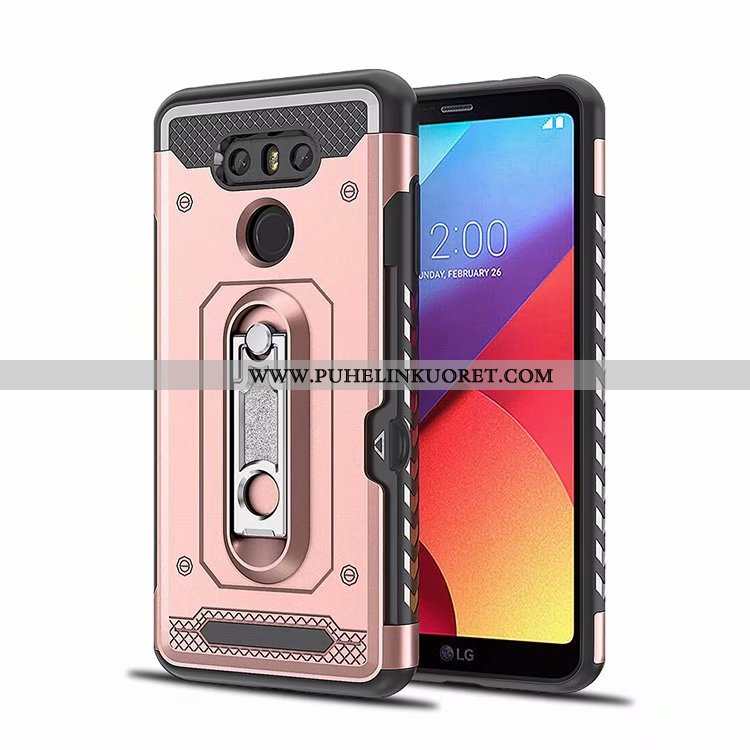 Kuori, Kuoret Lg G6 Suuntaus Puhelimen Kuori Kortti Jauhe Pinkki