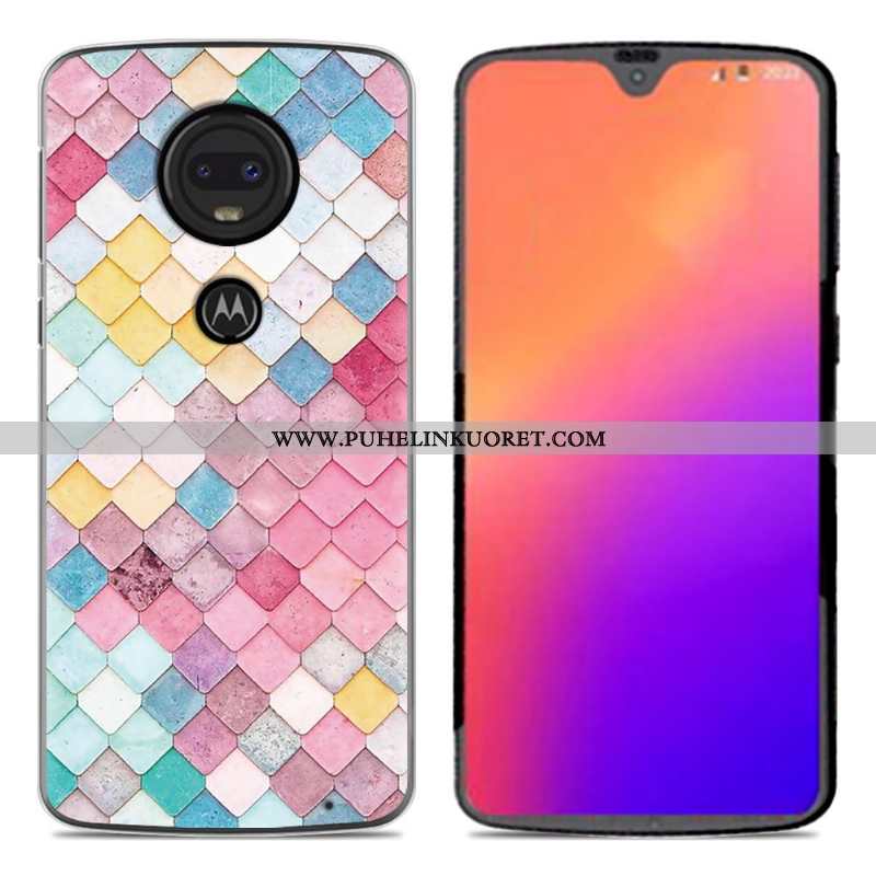 Kuori, Kuoret Moto G7 Persoonallisuus Luova Kuori Puhelimen Silikonikuori Pinkki