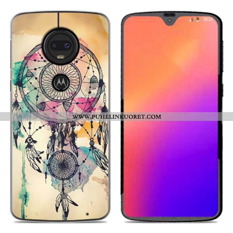 Kuori, Kuoret Moto G7 Persoonallisuus Luova Kuori Puhelimen Silikonikuori Pinkki