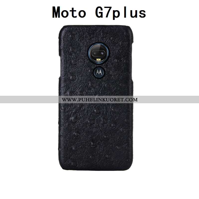 Kuoret, Kotelo Moto G7 Plus Ylellisyys Persoonallisuus Muokata Puhelimen Kuori Mustat