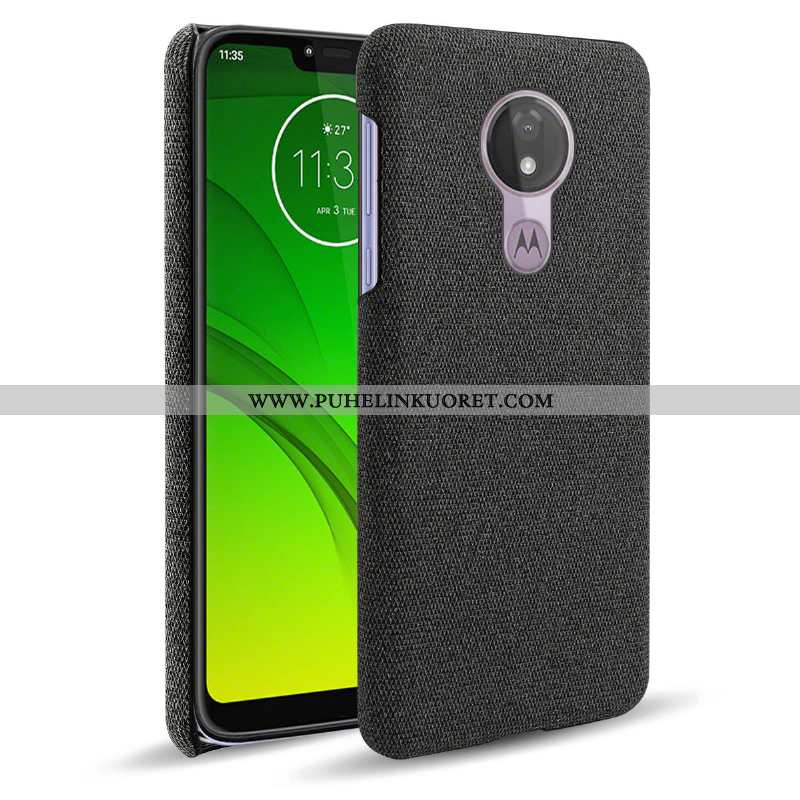 Kotelo, Kuori Moto G7 Power Suojaus Kukkakuvio Harmaa Puhelimen