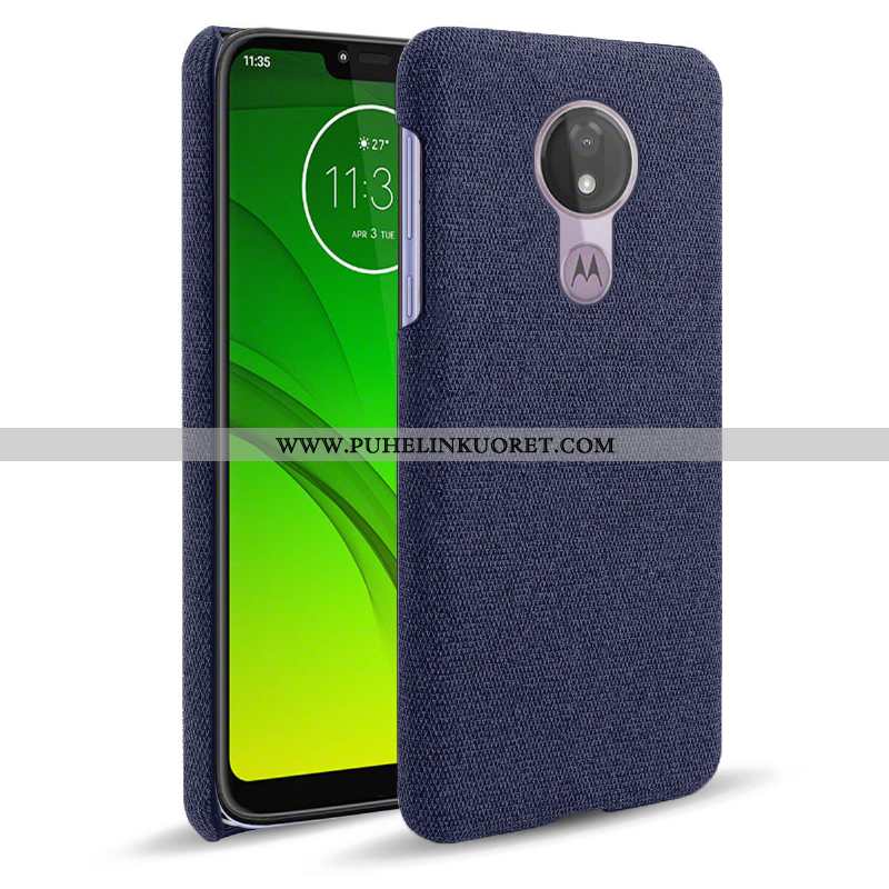 Kotelo, Kuori Moto G7 Power Suojaus Kukkakuvio Harmaa Puhelimen