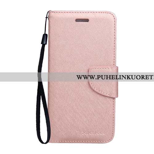 Kotelo, Kuori Nokia 4.2 Nahkakuori Kukkakuvio Puhelimen Mulberry Silkki Suojaus Pinkki