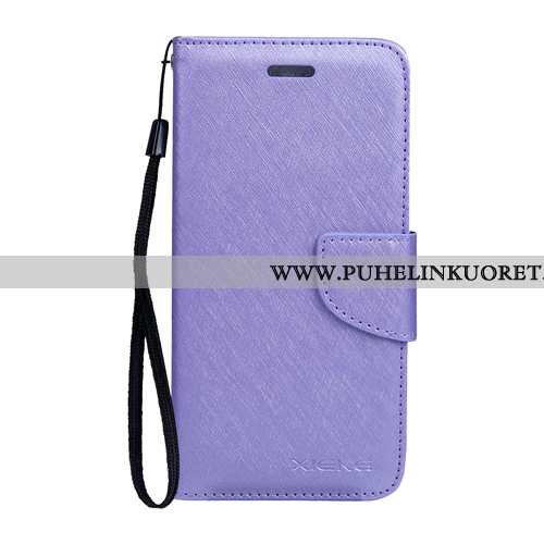 Kotelo, Kuori Nokia 4.2 Nahkakuori Kukkakuvio Puhelimen Mulberry Silkki Suojaus Pinkki