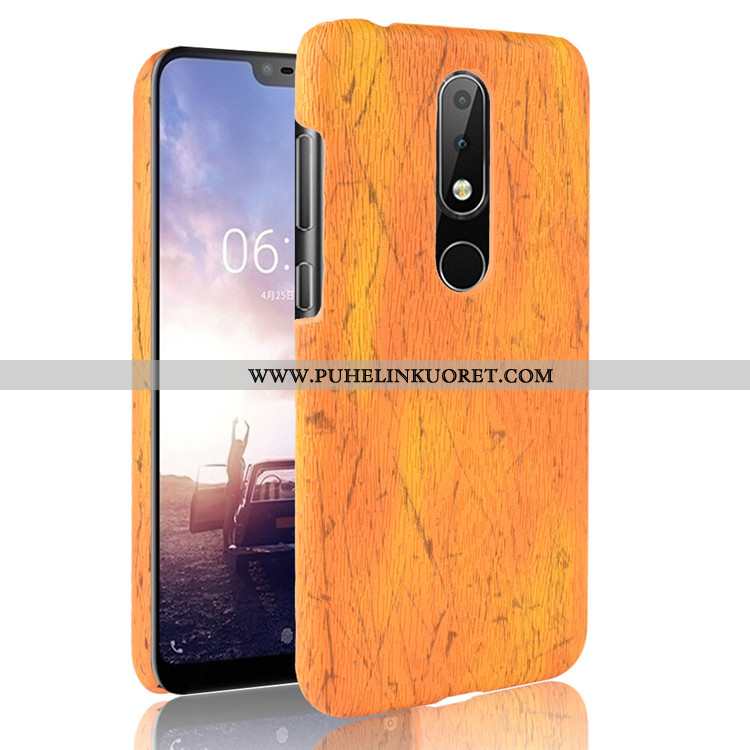 Kuori, Kuoret Nokia 5.1 Plus Suojaus Kukkakuvio Takakansi Kotelo Kuori Ruskea