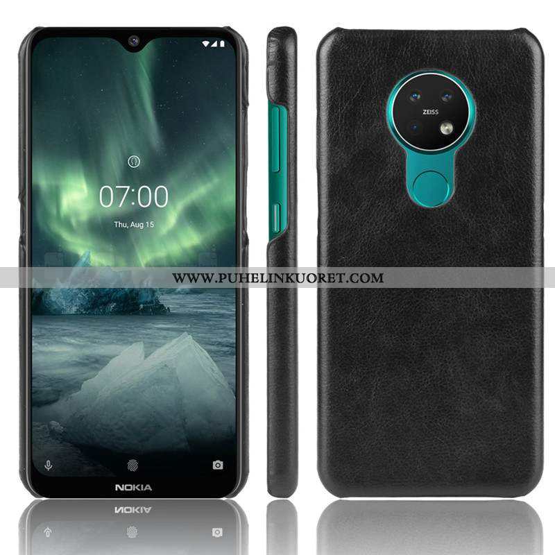 Kuoret, Kotelo Nokia 6.2 Pesty Suede Nahka Suojaus Puhelimen Ruskea