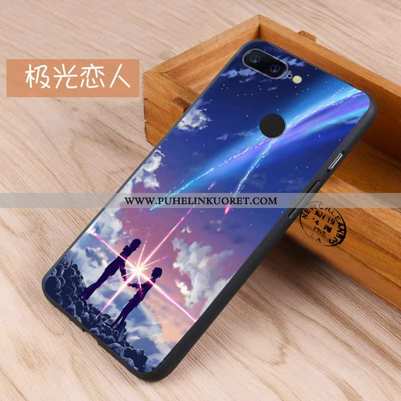 Kuori, Kuoret Oneplus 5t Suojaus Pesty Suede Kotelo Luova Kuori Mustat