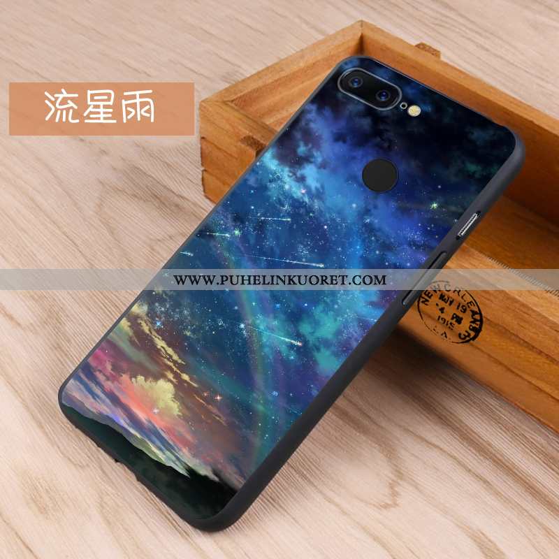 Kuori, Kuoret Oneplus 5t Suojaus Pesty Suede Kotelo Luova Kuori Mustat