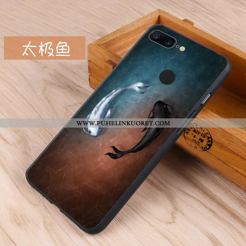 Kuori, Kuoret Oneplus 5t Suojaus Pesty Suede Kotelo Luova Kuori Mustat