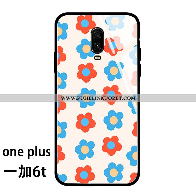 Kuoret, Kotelo Oneplus 6t Persoonallisuus Luova Sininen Lasi Ylellisyys