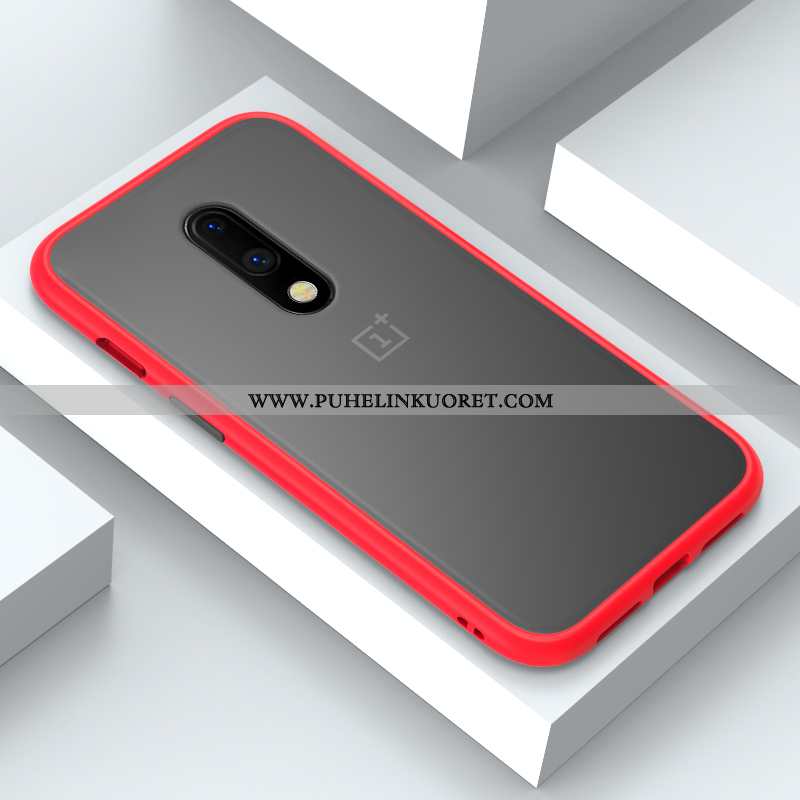 Kuoret, Kotelo Oneplus 7 Pehmeä Neste Silikoni Puhelimen Persoonallisuus Luova Mustat