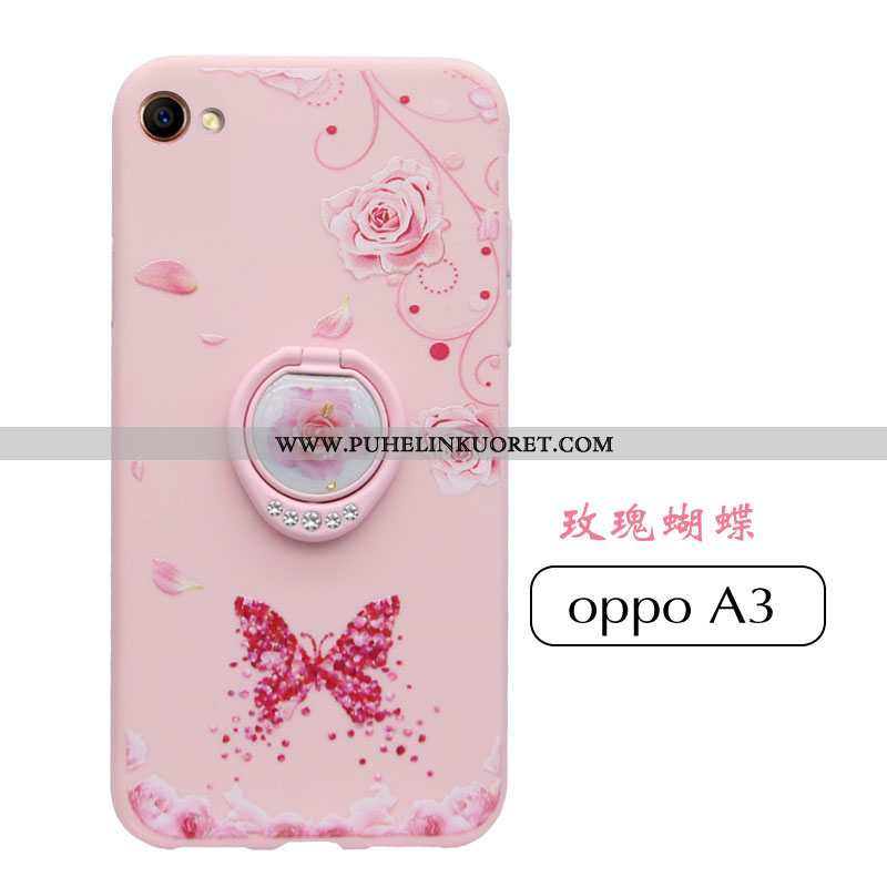 Kotelo, Kuori Oppo A3 Persoonallisuus Luova Jauhe Net Red Silikoni Pinkki