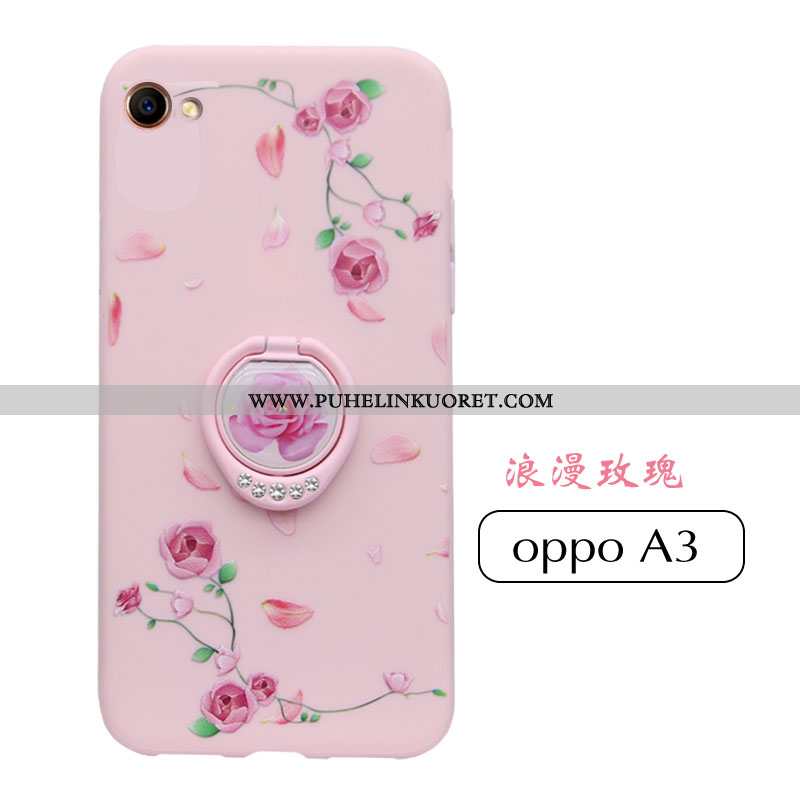 Kotelo, Kuori Oppo A3 Persoonallisuus Luova Jauhe Net Red Silikoni Pinkki