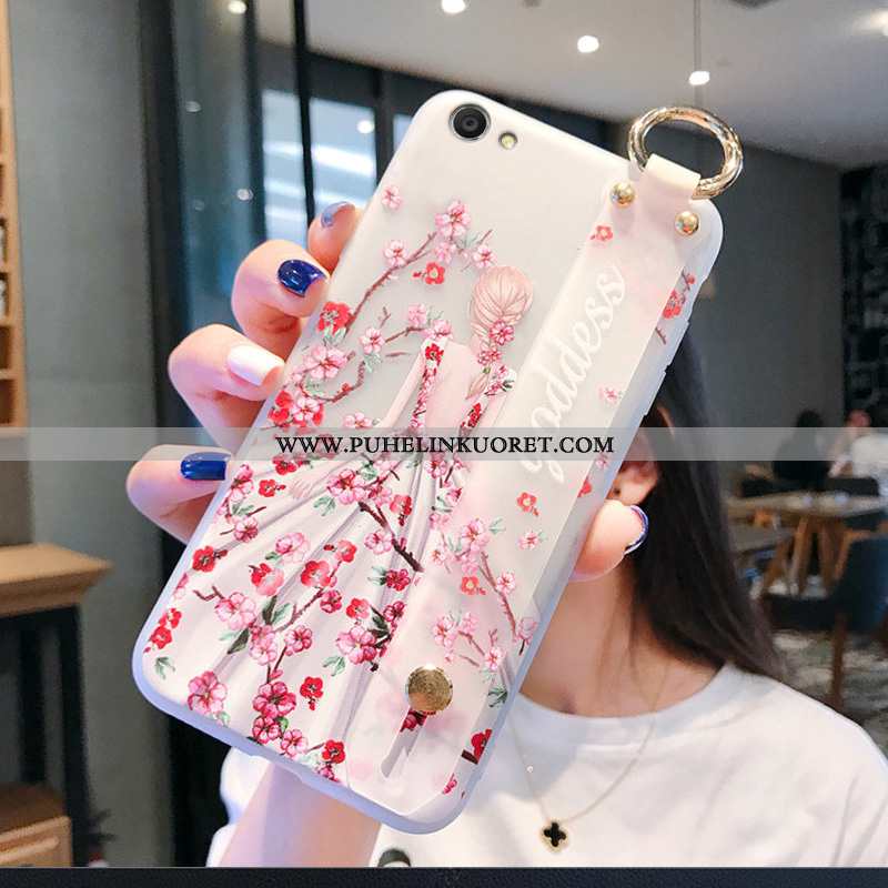 Kuoret, Kotelo Oppo A3 Pesty Suede Persoonallisuus Kuori All Inclusive Silikoni Pinkki